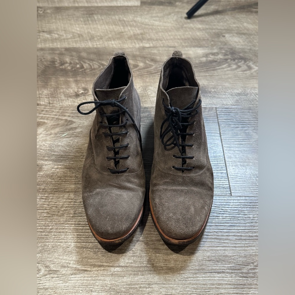 COCLICO SUEDE LACE UP BOOTS SIZE 41 M 8 W 10.5